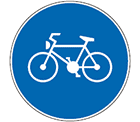 znak biciklistička staza