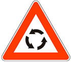 znak raskrsnica sa kruznim tokom saobracaja