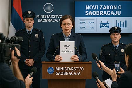 Najava novog zakona o saobracaju Najava novog zakona o saobracaju